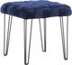 Powell® Neva Navy Square Ottoman Stool-0