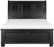 Homelegance® Laurelin Black California King Storage Sleigh Platform Bed-2