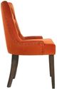 ACME Furniture Farren 2-Piece Orange/Brown Side Chair Set-3