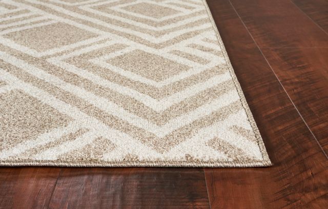 KAS Rugs Lucia Beige Modeme 5'x8' Rug-1