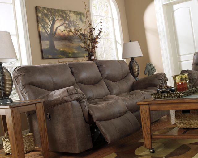 Signature Design by Ashley® Alzena Gunsmoke Reclining Sofa-3