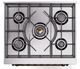 Ilve® Nostalgie II Noblesse 30'' Blue Gray Pro Style Dual Fuel Range with Copper Trim-2