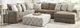 Albany Industries 3-Piece Haven Cocoa Sectional-0