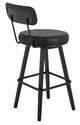 International Furniture Direct Eclipse Licorice Counter Stool-1
