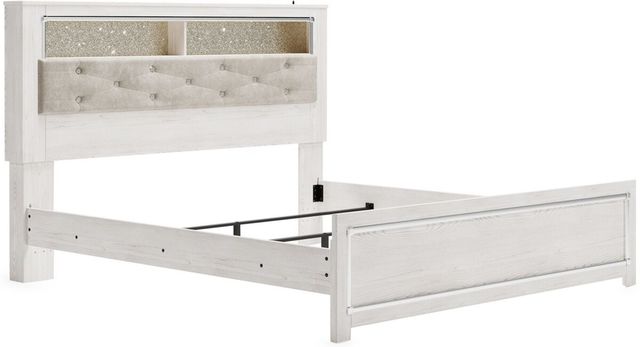 Signature Design by Ashley® Altyra 5-Piece White King Bookcase Headboard Bed Set-1