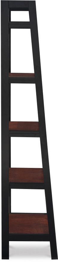 Linon Camden Black Cherry Bookcase-1