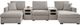 Benchcraft® ModMax Luxe 5-Piece Flint Modular Sectional with Double Chaise and Audio Consoles-0