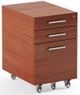 BDI Sequel® 6007-2 Mobile File Cabinet-Natural Stained Cherry-0