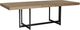 Signature Design by Ashley® Tomtyn Light Brown Dining Table with Gunmetal Gray Base-3