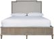 Universal Explore Home™ Playlist Harmony Linen Stone/Smoke on the Water King Upholstered Panel Bed-2