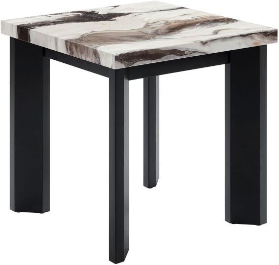New Classic® Home Furnishings Strata 3-Piece Black/White Occasional Table Set-3