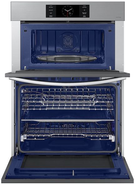 Samsung Bespoke 30" Stainless Steel Oven/Microwave Combination Electric Wall Oven-3
