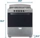 Element® 30" Stainless Steel Freestanding Gas Range-1