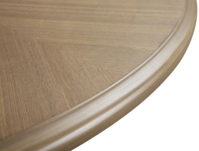 Signature Design by Ashley® Shatayne Taupe Dining Table with Antique White Pedestal -4