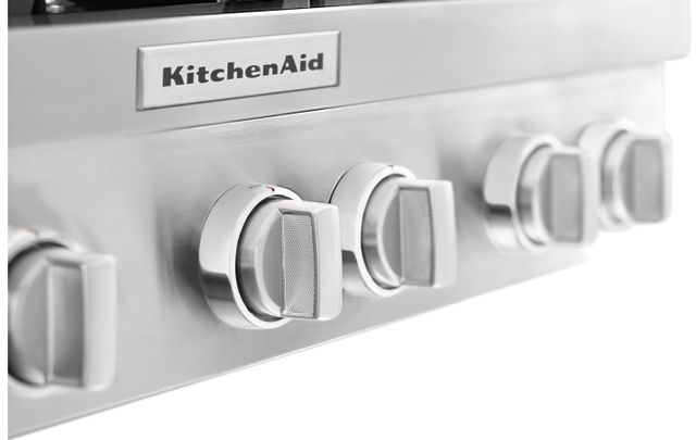 KitchenAid® 36" Stainless Steel Gas Rangetop-2