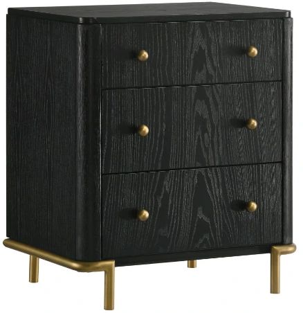 Coaster® Arini 4-Piece Black/Natural Queen Bedroom Set-7