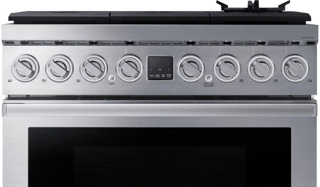 Dacor® 36" Silver Stainless Pro Style Dual Fuel Range with Steam Assist-3