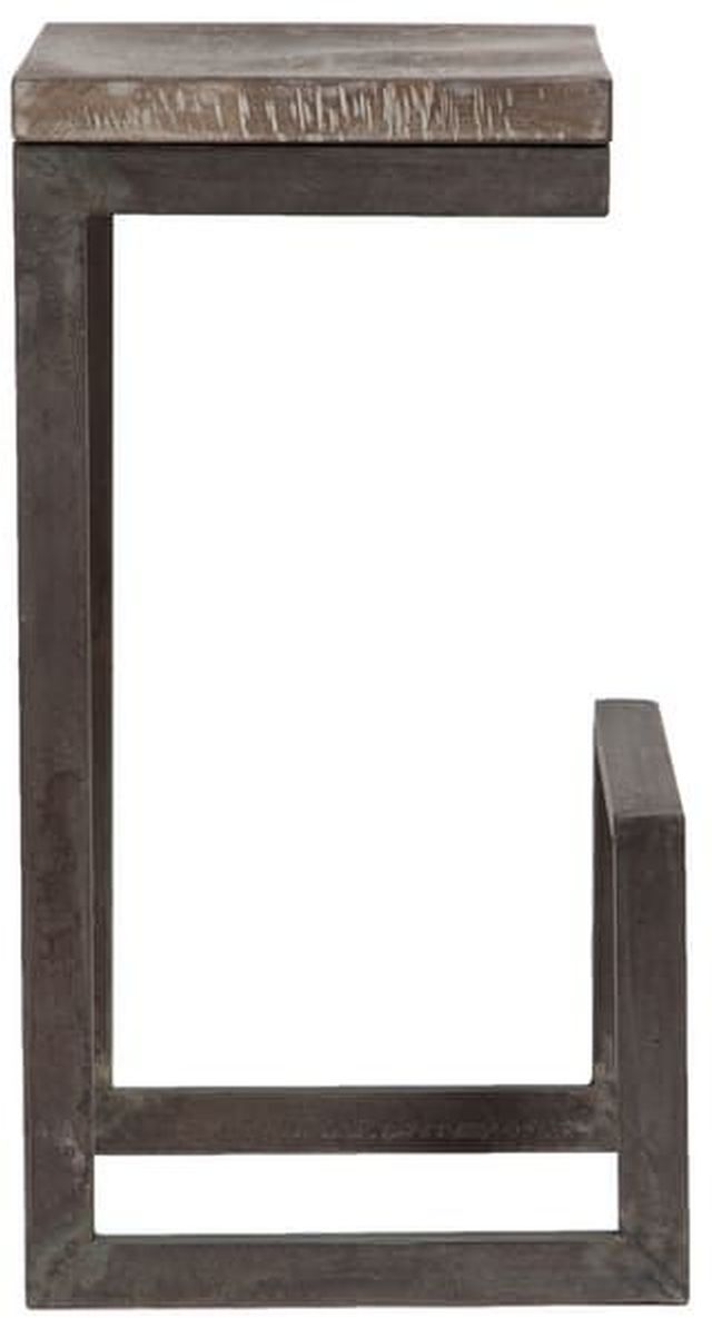 Porter International Designs Cube Gray Bar Stool-2