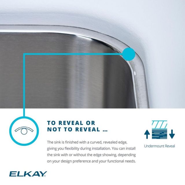 Elkay Lustertone® Classic Lustrous Satin 30-3/4" x 18-1/2" x 4-7/8" Double Bowl Undermount ADA Sink with Perfect Drain®-2