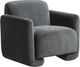 Moe's Home Collection Fallon Shadow Grey Accent Chair-0