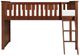 Homelegance® Rowe Dark Cherry Youth Twin Low Loft Bunk Bed-2