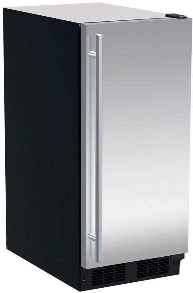 Marvel 15" 25 lb. Stainless Steel Crescent Ice Maker