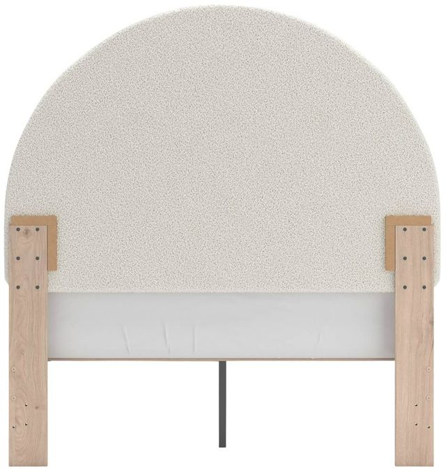 Signature Design by Ashley® Arloster Tan/White Upholstered Full Panel Headboard-2