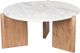 Porter International Designs Hepburn Brown/White Coffee Table-1