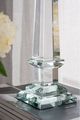 A & B Home Clear Large Lucent Obelisk Accent-3