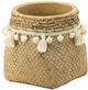 A & B Home Natural 7" Woven Planter-0