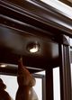 Pulaski™ PFC Deep Cherry Brown Two Way Sliding Door Curio-4