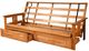 Kodiak Furniture Monterey Linen Cocoa/Butternut Queen Storage Futon with Mattress-1