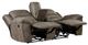 Homelegance® Hazen Brown Double Reclining Loveseat with Center Console-3