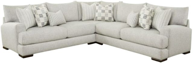 Fusion Furniture Entice Paver 3-Piece Light Gray Sectional-0