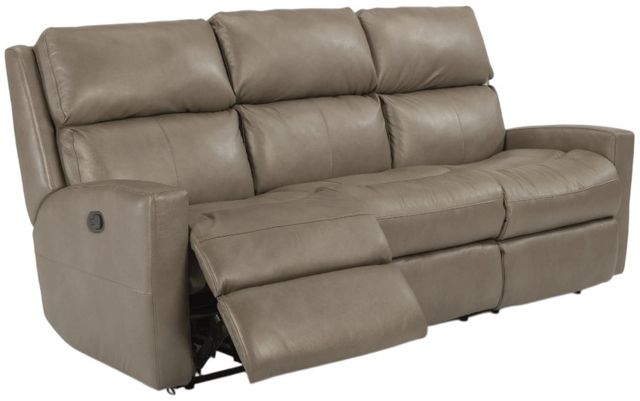 Flexsteel® Customizable Catalina Leather Manual Reclining Sofa-1
