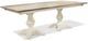 Riverside Furniture Myra Natural 84" Rectangle Dining Table with Smokey White Base-0