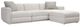 TOV Furniture Perry 4-Piece Cream Sectional-0