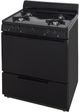 Premier 30" Black Freestanding Gas Range-2
