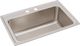 Elkay Lustertone® Classic Lustrous Satin 33" x 22" x 11-5/8" MR2-Hole Single Bowl Drop-In Sink-0