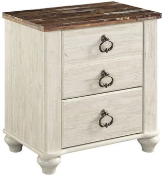 Signature Design by Ashley® Willowton Whitewash Nightstand