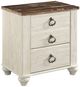 Signature Design by Ashley® Willowton Whitewash Nightstand-0