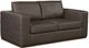 Bernards Linné Brown Loveseat-0