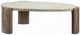 ACME Furniture Jacinda Weathered Gray Coffee Table with Oak Base-3