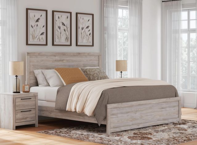 Signature Design by Ashley® Broachmyn Gray King Panel Bed-1