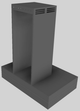 Vent-A-Hood® 30" Gunsmoke Duct Free Wall Mounted Range Hood-4