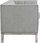 Elements International Cannes Mckinney Charcoal Loveseat-2