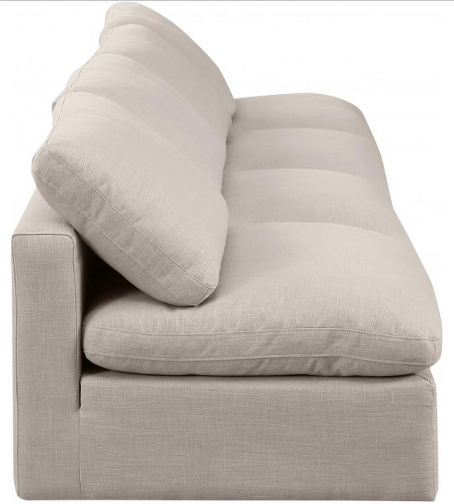 Meridian Furniture Indulge 4-Piece Beige Armless Sofa-3