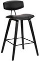 Armen Living Fox Black 25.5" Counter Stool-0