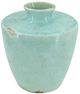 A & B Home Bright Blue Glaze Terracotta Vase-3