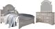 Liberty Furniture Magnolia Manor 3-Piece Antique White California King Panel Bedroom Set-0